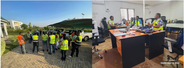 MORNING DE-BRIEF MEETINGS DISCUSSING SAFETY TOPICS AND DAILY ‘TO DO LIST’ AT GEITA AND KABANGA